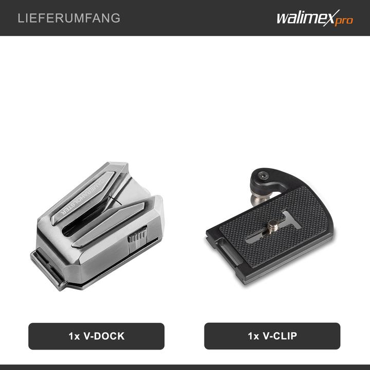 Actual product image Walimex pro pro V-Dock Argus for camera (Mounting bracket)