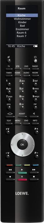 Produktbild Loewe Assist Media Zwart afstandsbediening (Universal Fernbedienung, Radio Frequency (RF))