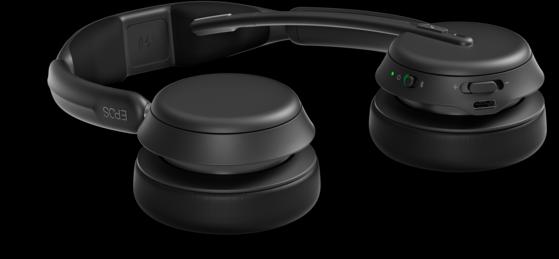 Immagine prodotto EPOS IMPACT 1061 Auricolare Bluetooth stereo con supporto per la ricarica senza contatto (Senza fili, USB-C)