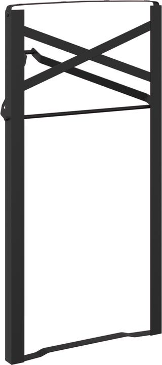 Actual product image VidaXL Beer table legs 2 pieces Folding black powder-coated steel