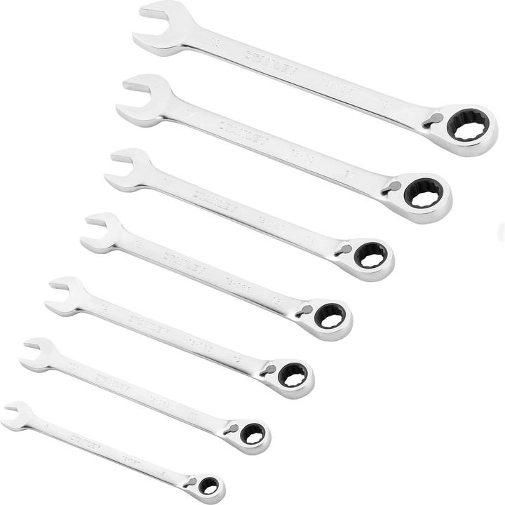 Stanley Ratchet ring spanner (17 mm, 12 mm, 14 mm, 10 mm, 13 mm)