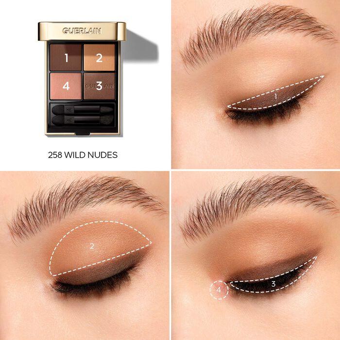 Actual product image Guerlain Ombre G 23 Eyeshadow X4 Wild Nudes (258 Wild Nudes)