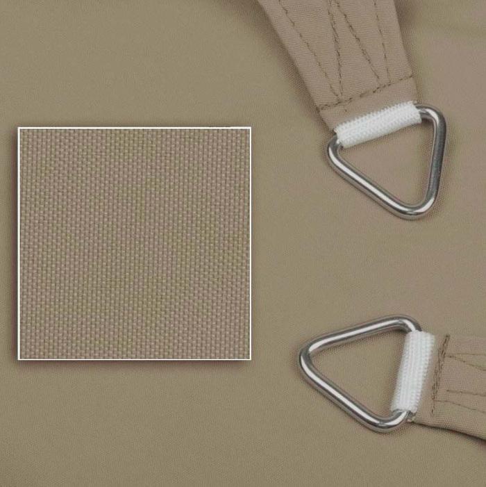 Image du produit Swisshandel24 Voile d'ombrage imperméable rectangulaire 3x5m, taupe