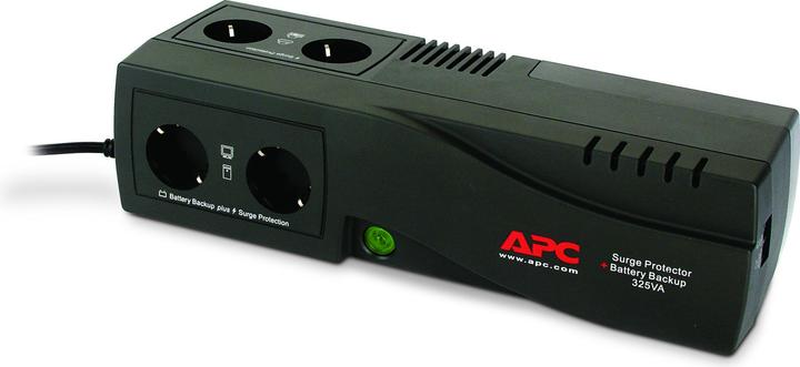 Produktbild APC SurgeArrest + Batterie Backup DE (325 VA, 185 W, Standby USV)