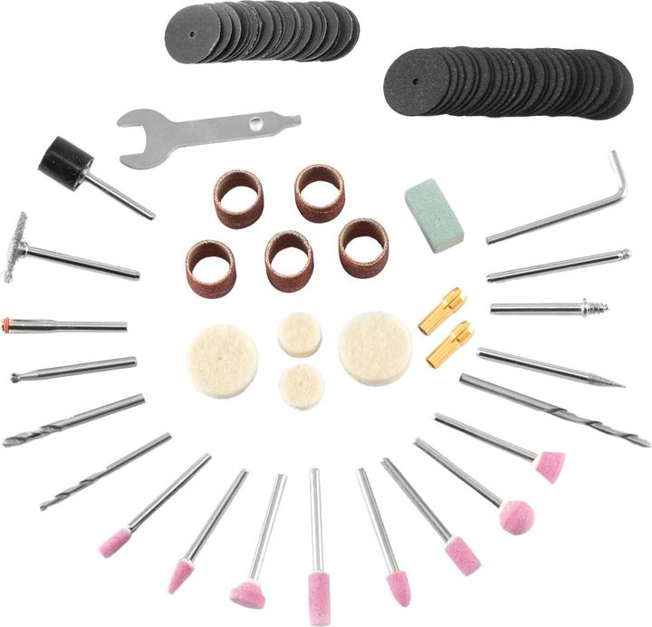 Produktbild Stahlwerk Schleif Zubehör Set 225 Teile Mehrzweckschleifer, Rotationsschleifer