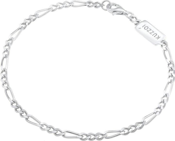 Actual product image Kuzzoi Basic bracelet, Figaro (19 cm, 925 silver)