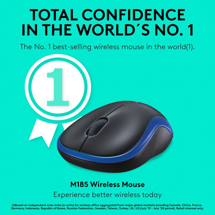 Image du produit Logitech M185 (Sans fil)
