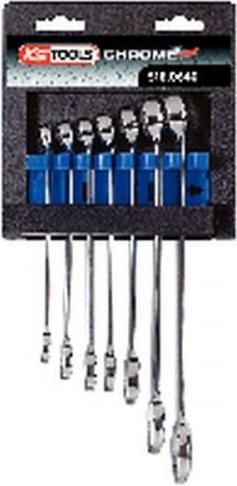 Image du produit KS Tools GEARplus Jeu de clés mixtes à cliquet (8 mm, 9 mm, 11 mm, 12 mm, 14 mm, 13 mm, 17 mm, 19 mm)