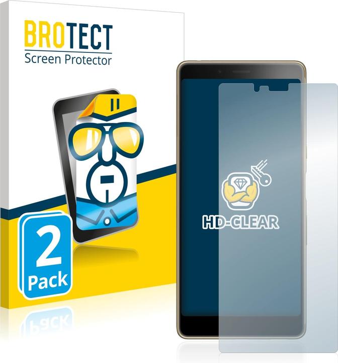 Actual product image BROTECT Screen Protector Clear (2 Piece, Sony Xperia L3)