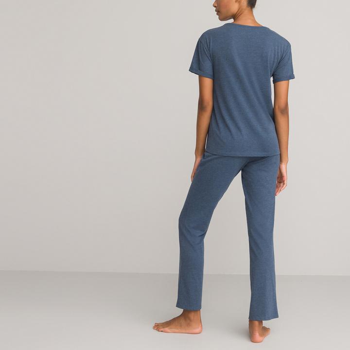 Image du produit La Redoute Collections Pyjama en jersey à manches courtes (36, 38)
