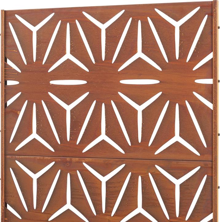 Produktbild Casa.Pro Trennwand Kilsturd Cortenstahl 180x90 cm Edelrost (180 x 90 x 40 cm)