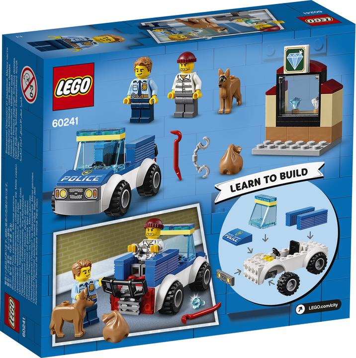 Actual product image LEGO Police dog team (60241, LEGO City)