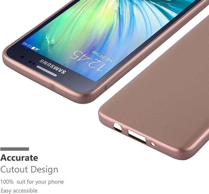 Image du produit Cadorabo Couverture métallique mate TPU (Samsung Galaxy A3)
