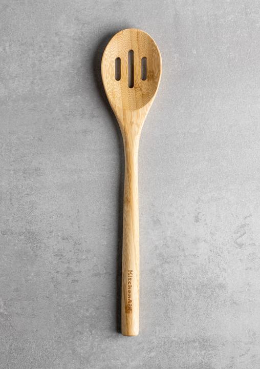 Actual product image KitchenAid Slotted Bamboo Spoon