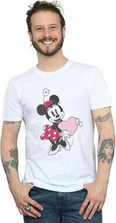 Immagine prodotto Disney Minnie Mouse Love Heart Maglietta Uomo (4XL)