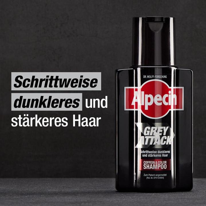 Immagine prodotto Alpecin Attacco grigio (200 ml, Shampoo liquido)