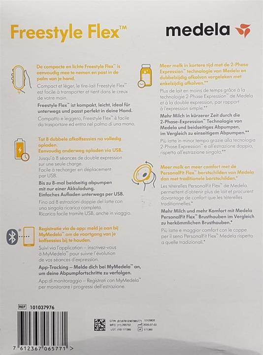 Actual product image Medela New Freestyle Flex electric double milk pump