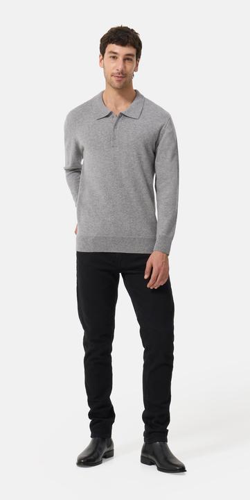 Produktbild Cash-Mere Kaschmir Poloshirt Langarm (L)