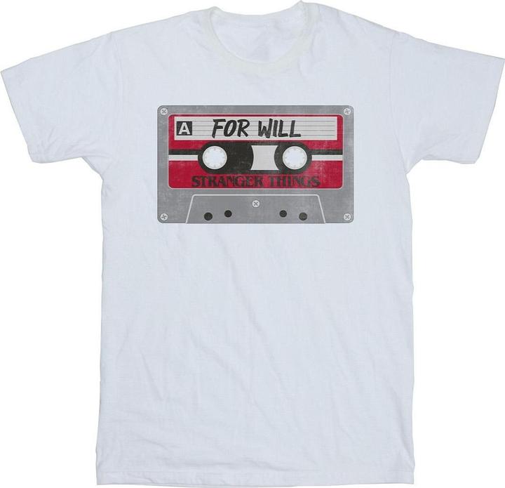 Netflix Stranger Things Cassette For Will TShirt (XL)