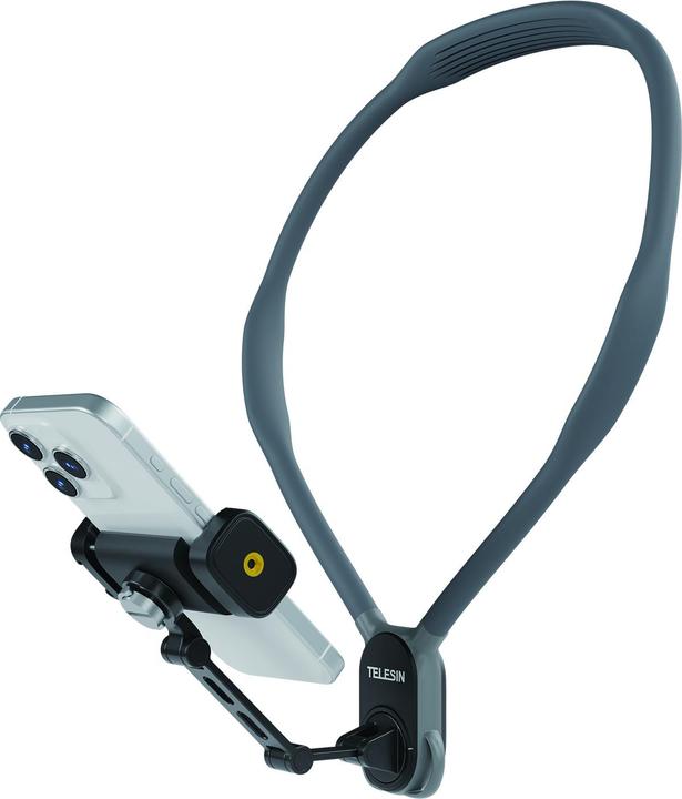 Actual product image Telesin neck mount with cell phone holder (Drone mount)