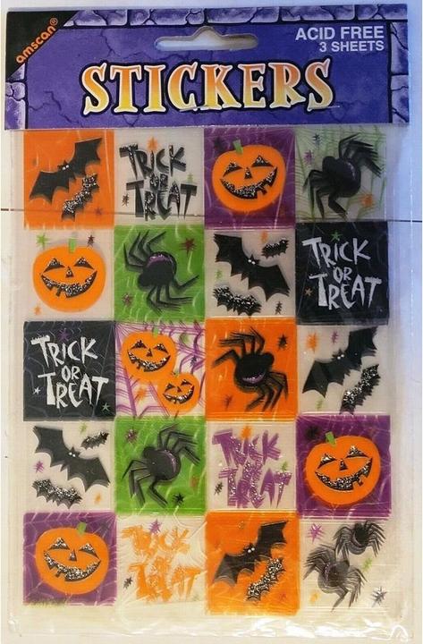 Image du produit Amscan - Autocollants TRICK OR TREAT