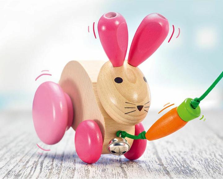 Produktbild Selecta Spielzeug Nachzieh-Hase Hanna Hoppel