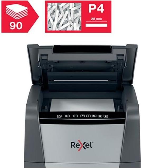 Actual product image Rexel Optimum Autofeed+ 90X P-4 document shredder, 90 pages (Particle cut)