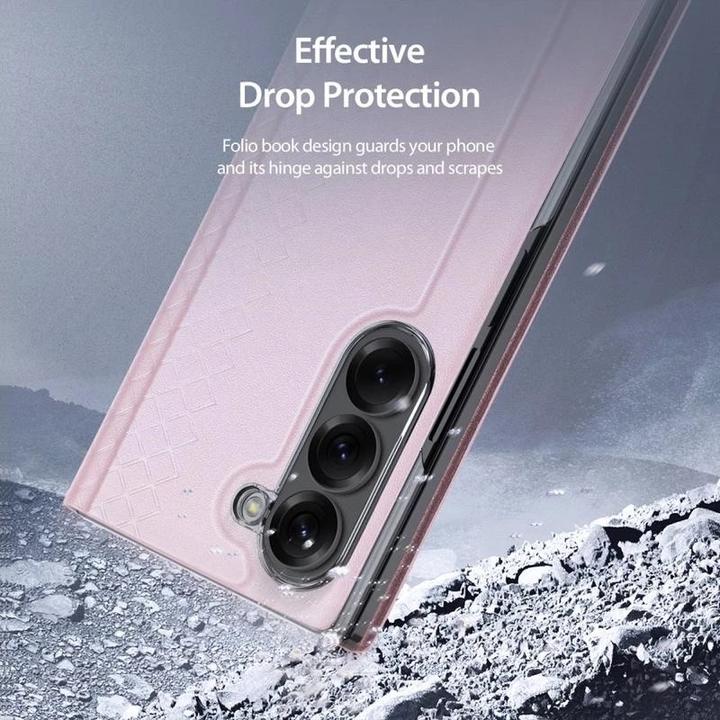 Actual product image Dux Ducis - Bril - Samsung Galaxy Z Fold7 - Pink (Samsung Galaxy Z Fold7)