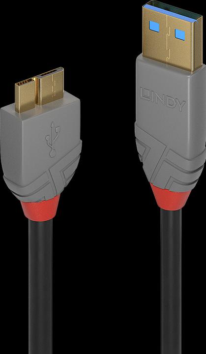 Produktbild Lindy USB A auf Micro B (3 m, USB 3.0)