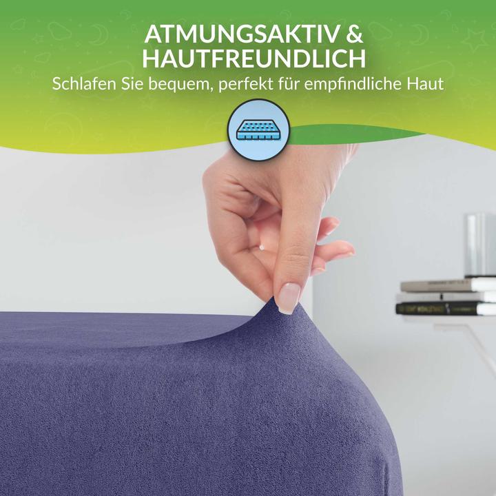 Produktbild Etérea Frottee Spannbettlaken (180 x 200 - 200 x 200 cm)