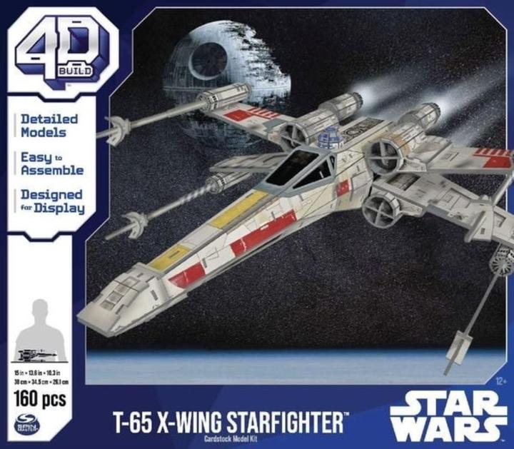 Produktbild Spin Master PUZZLE 4D StarWars XWing (160 Teile)
