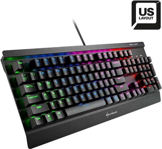 Produktbild Sharkoon Skiller Mech SGK3 (Raudona) (US, Kabelgebunden)