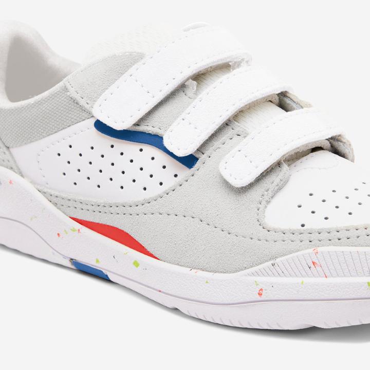 Immagine prodotto Decathlon Scarpe da ginnastica con velcro per bambini - Playventure City bianco/blu/rosso (30)