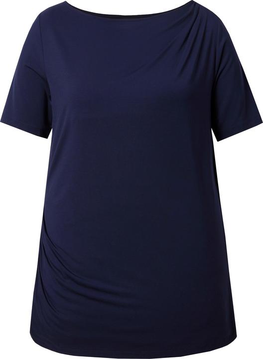 Produktbild Ulla Popken T-Shirt, drapiert, Classic, U-Boot-Ausschnitt, Halbarm (62)