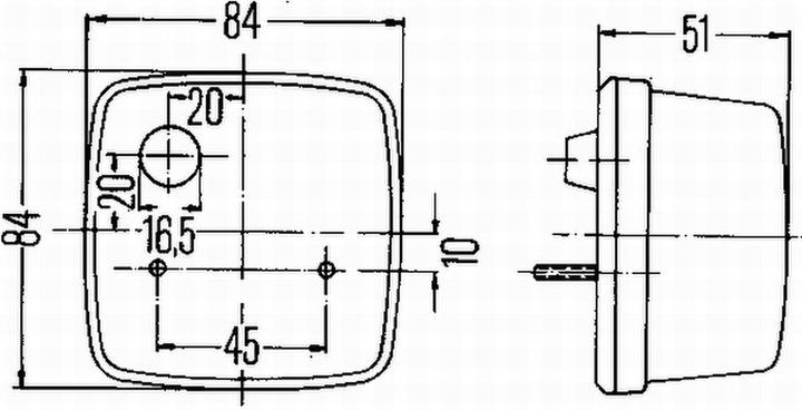 Produktbild Hella 2 Blinkleuchten Halogen für AEBI