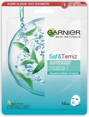 Garnier Skin Naturals Pure Active - Moisturizing textile mask against imperfections enriched with