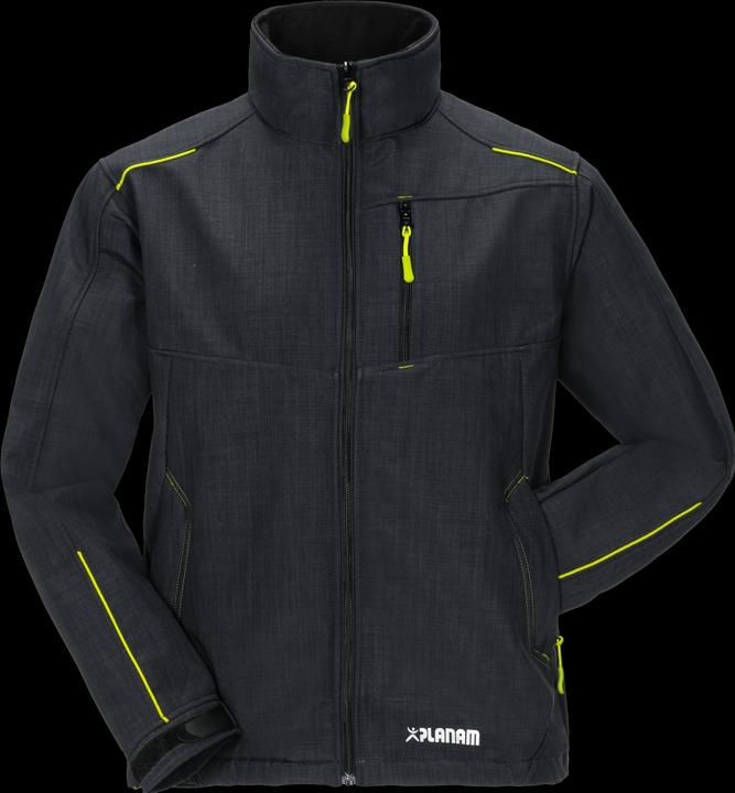 Image du produit Planam Veste Softshell Outdoor Neon gris vert taille S (S)