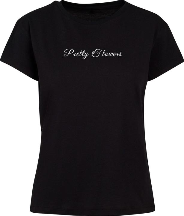 Actual product image Merchcode Ladies Pretty Flowers - Box Tee - 118669 (L)