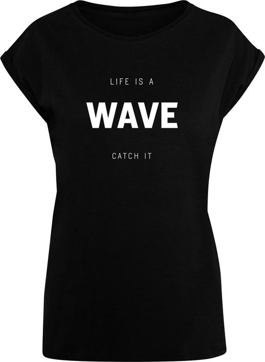 Merchcode Ladies Summer - Life is a wave T-Shirt - 118923