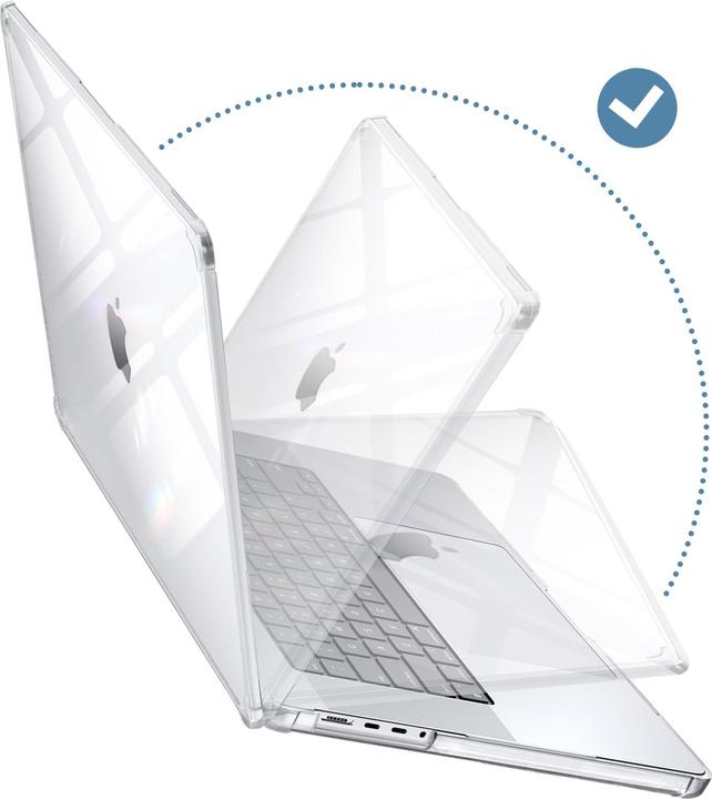 Actual product image Supcase Unicorn Beetle Clear Apple MacBook Pro 14 2021 Clear (14", Apple)