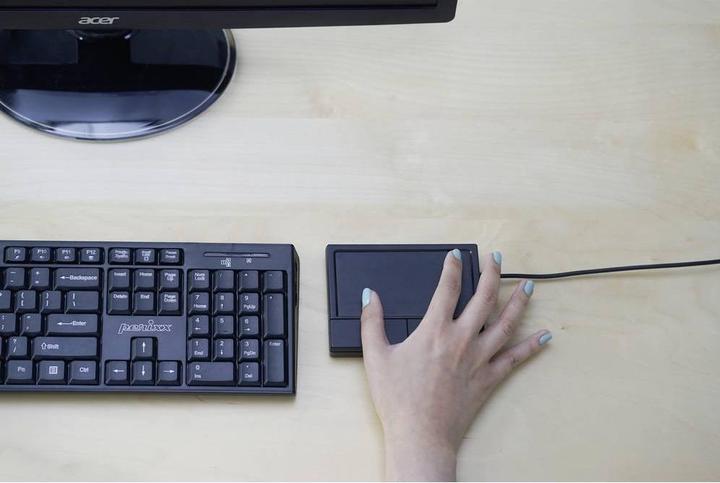 Produktbild Perixx PERIPAD-704, grosses kabelloses Touchpad, schwarz (DE, Kabellos)