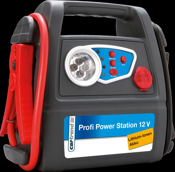 Produktbild Cartrend Profi Power Station mit Kompressor (600 A, 2600 mAh)