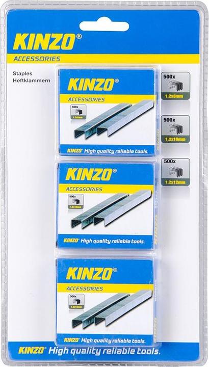 Productafbeelding Kinzo Nietjes set 3x500 8/10/12mm (1x500 per maat) (500 x)