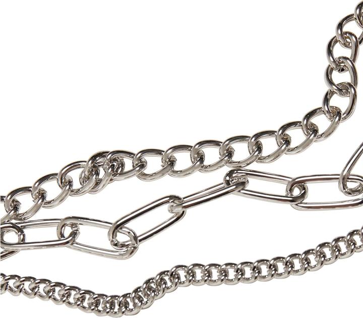 Urban Classics Layering Chain Necklace (100% Eisen)