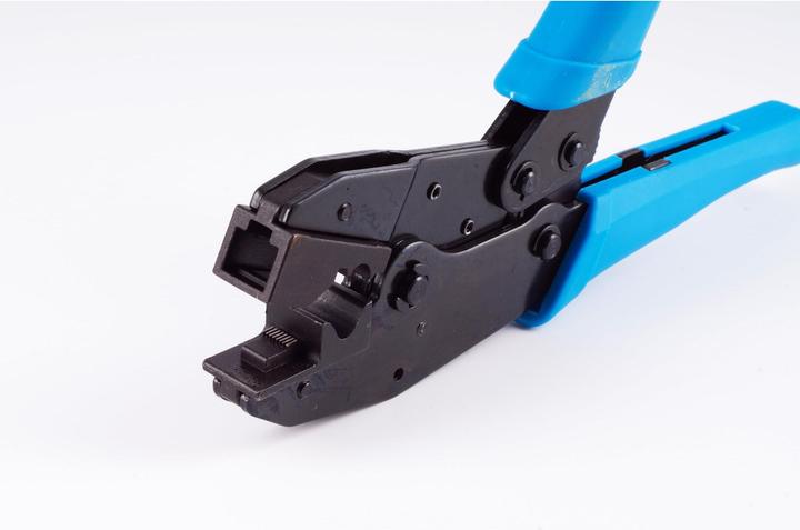Produktbild Flexline Netzwerkstecker, Crimpzange für RJ45 Modularstecker, Interlock