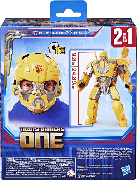 Immagine prodotto Hasbro Maschera Bumblebee 2 in 1, action figure e maschera 2 in 1 di Bumblebee B-127