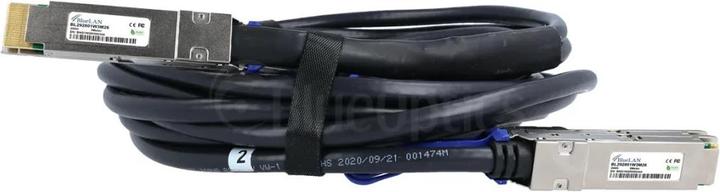 Actual product image BlueLAN Arista C-Q200-Q200-2M Compatible Direct Attach Cable 200GBASE-CR4 QSFP-DD BL292901W2M26