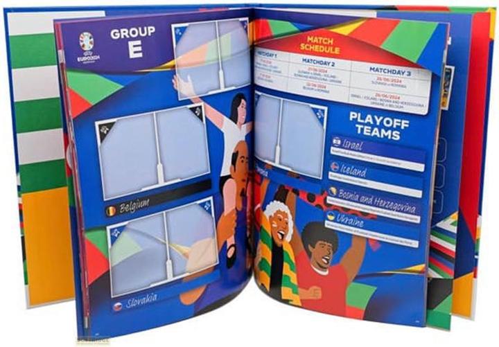 Actual product image Topps UEFA EURO 2024 Sticker Album Hardcover