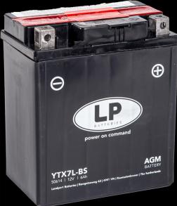 Image du produit Landport Batterie moto AGM YTX7L-BS 12V 6Ah (12 V, 6 Ah, 100 A)