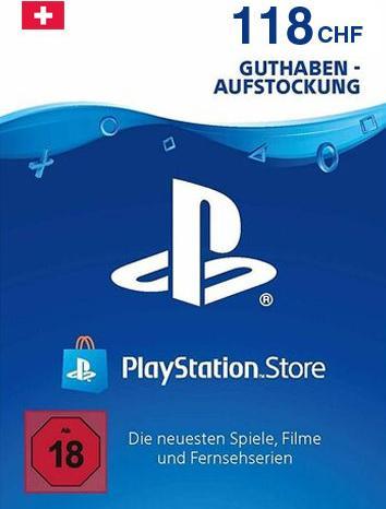 Produktbild Sony PlayStation Guthaben (118 CHF)